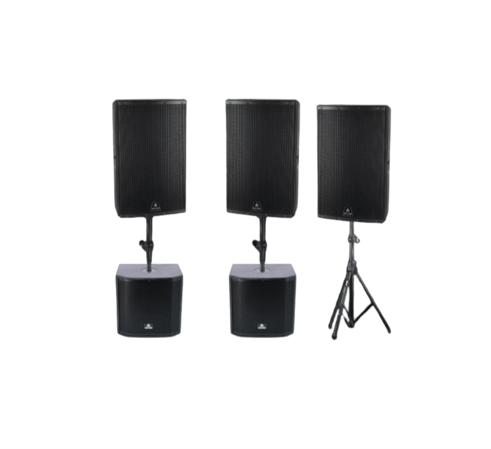 Speakerset SET 3: 3x Speaker, 2x Subwoofer