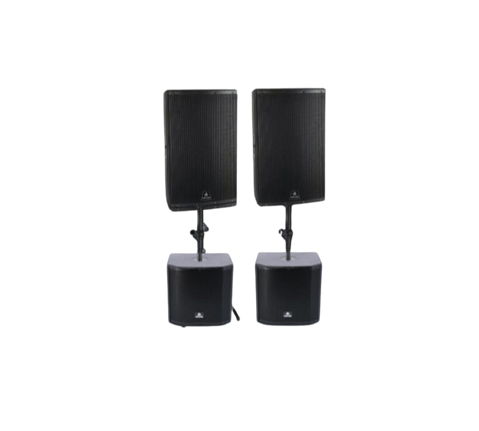 Speakerset SET 2: 2x Speaker, 2x Subwoofer