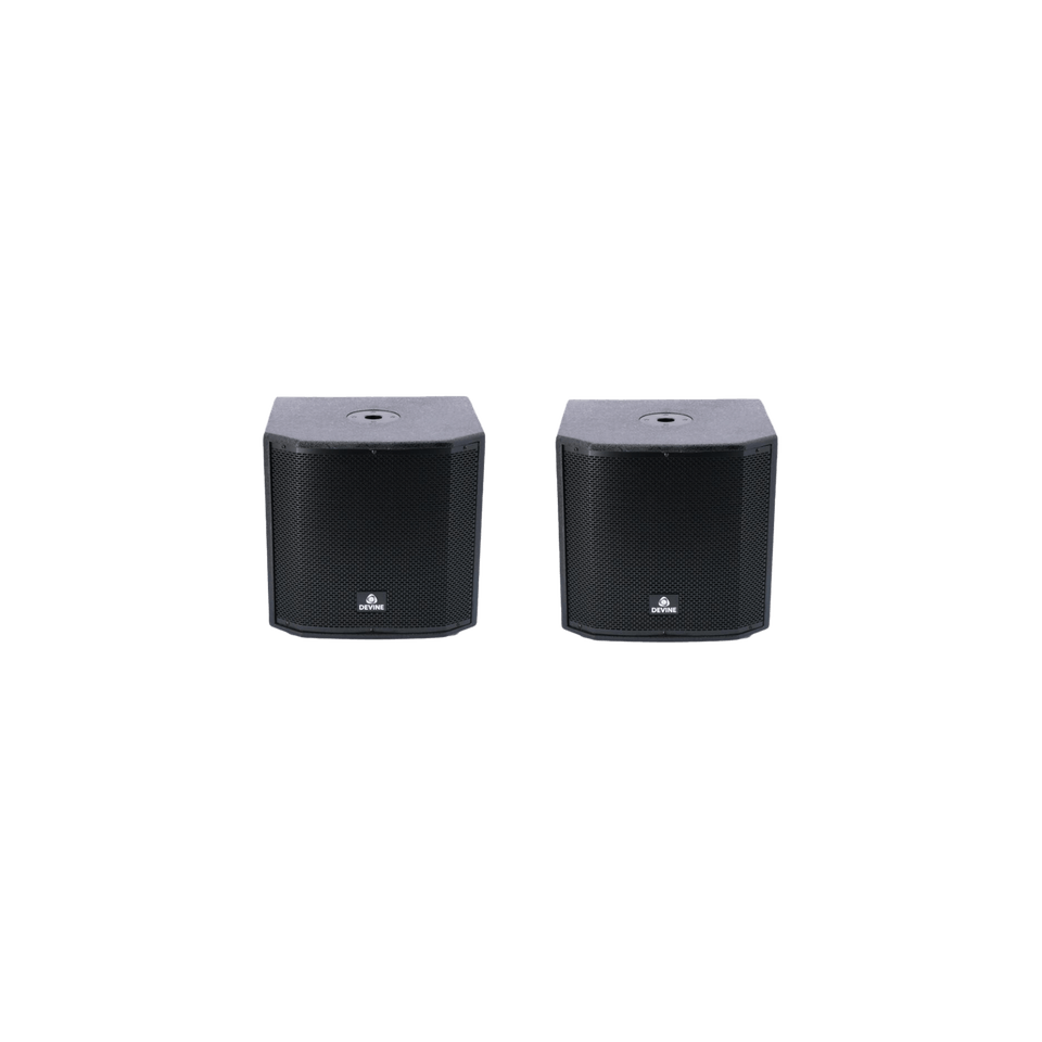 Twee Devine Artis B12A subwoofers